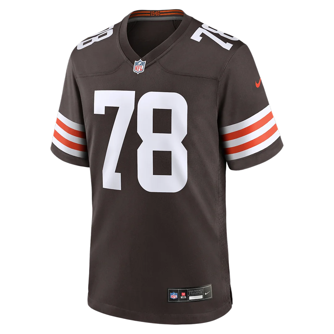 Zennovawear Jack Conklin Cleveland Browns Team Game Jersey - Brown