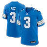 Zennovawear Jack Fox Detroit Lions Team Game Jersey - Blue