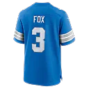 Zennovawear Jack Fox Detroit Lions Team Game Jersey - Blue