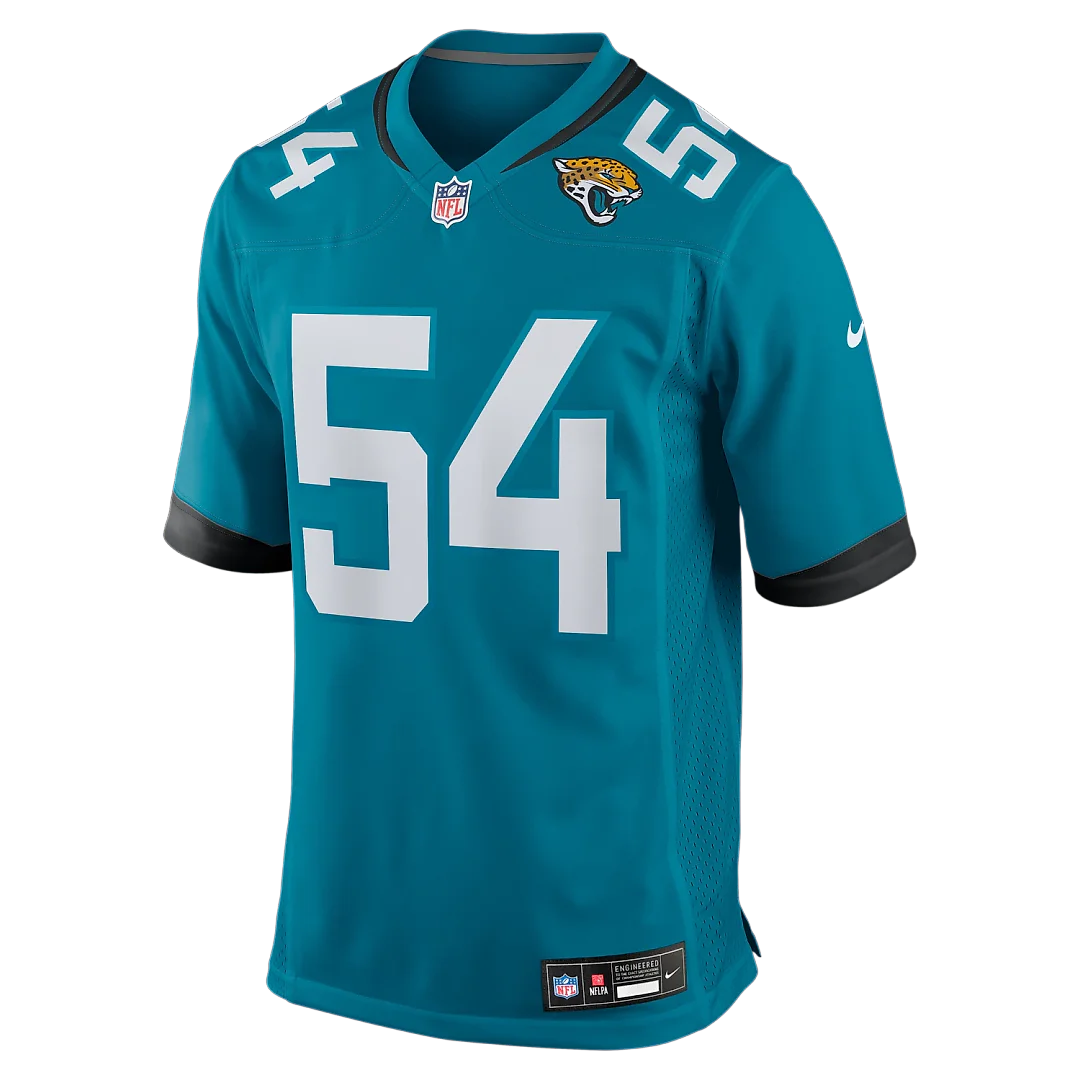 Zennovawear Jack Kiser Jacksonville Jaguars Team Game Jersey - Teal