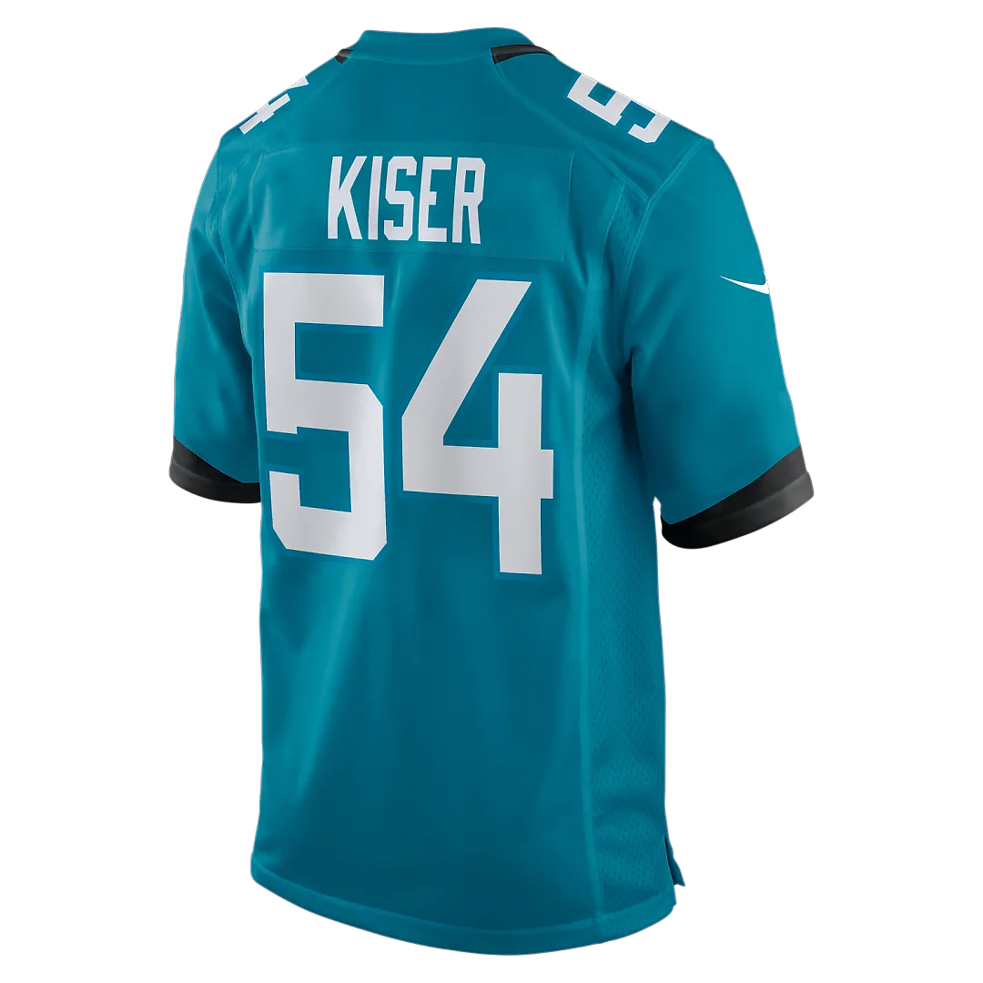 Zennovawear Jack Kiser Jacksonville Jaguars Team Game Jersey - Teal