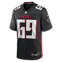 Zennovawear Jack Nelson Atlanta Falcons Team Game Jersey - Black