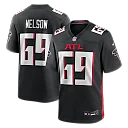 Zennovawear Jack Nelson Atlanta Falcons Team Game Jersey - Black