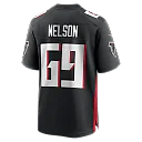 Zennovawear Jack Nelson Atlanta Falcons Team Game Jersey - Black