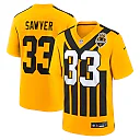 Zennovawear Jack Sawyer Pittsburgh Steelers Alternate Game Jersey - Gold