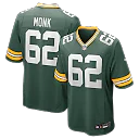 Zennovawear Jacob Monk Green Bay Packers Game Jersey - Green
