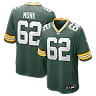 Zennovawear Jacob Monk Green Bay Packers Game Jersey - Green