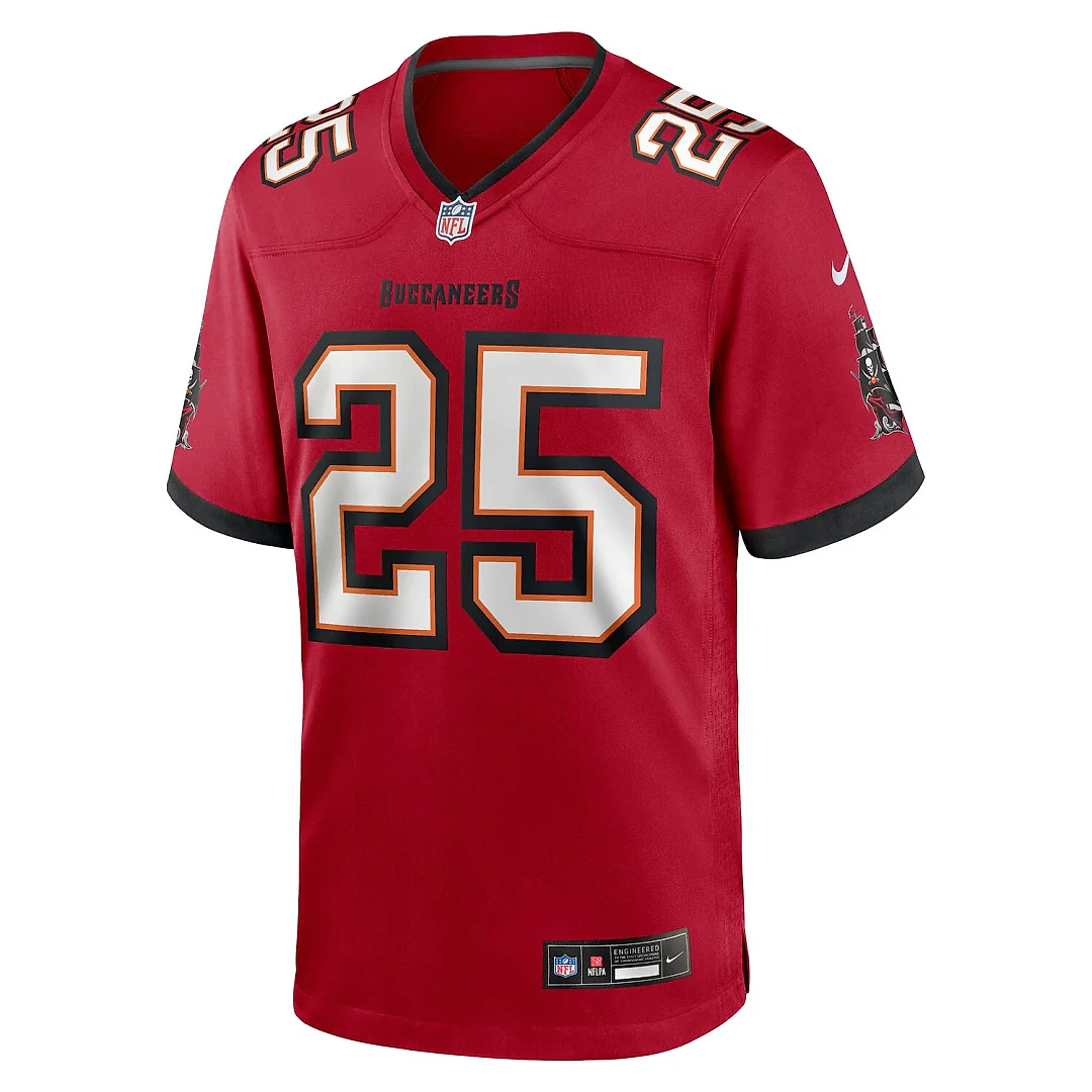 Zennovawear Jacob Parrish Tampa Bay Buccaneers Team Game Jersey - Red