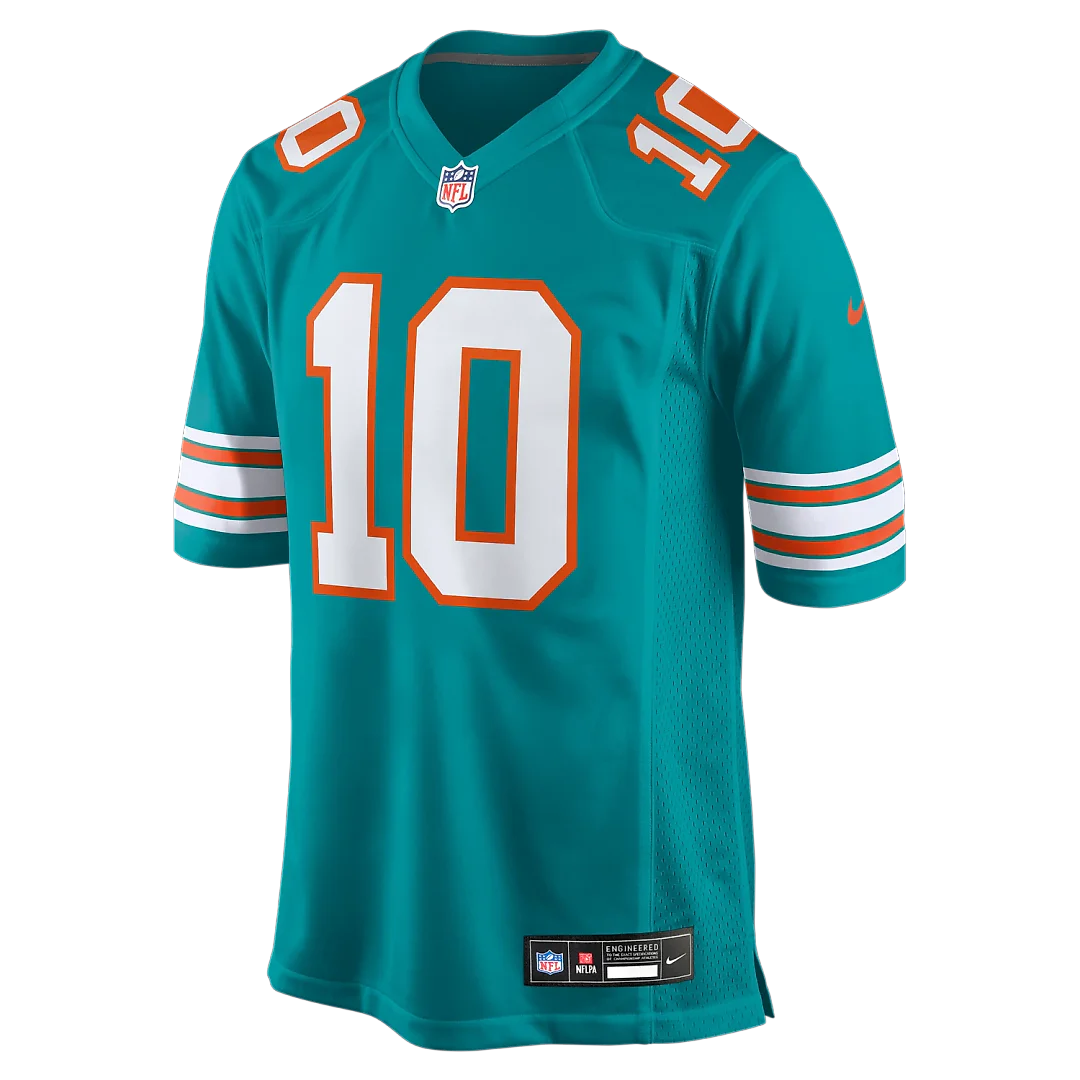 Zennovawear Jacob Rodriguez Miami Dolphins Alternate Game Jersey - Aqua
