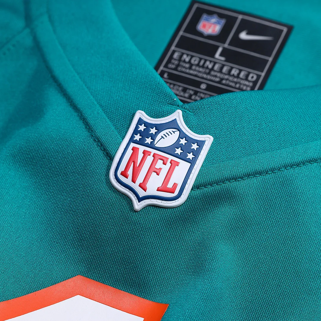 Zennovawear Jacob Rodriguez Miami Dolphins Alternate Game Jersey - Aqua