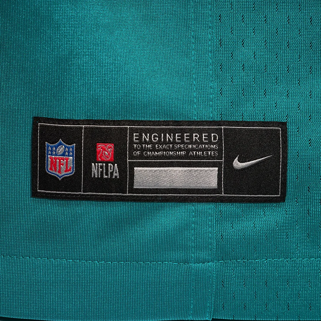 Zennovawear Jacob Rodriguez Miami Dolphins Alternate Game Jersey - Aqua