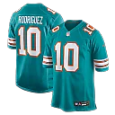 Zennovawear Jacob Rodriguez Miami Dolphins Alternate Game Jersey - Aqua