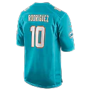 Zennovawear Jacob Rodriguez Miami Dolphins Game Jersey - Aqua