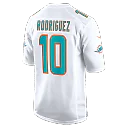 Zennovawear Jacob Rodriguez Miami Dolphins Game Jersey - White