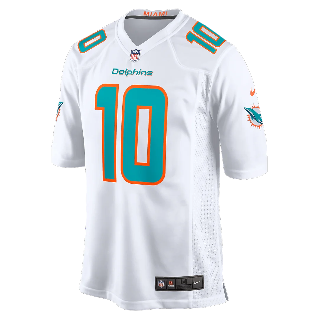Zennovawear Jacob Rodriguez Miami Dolphins Game Jersey - White