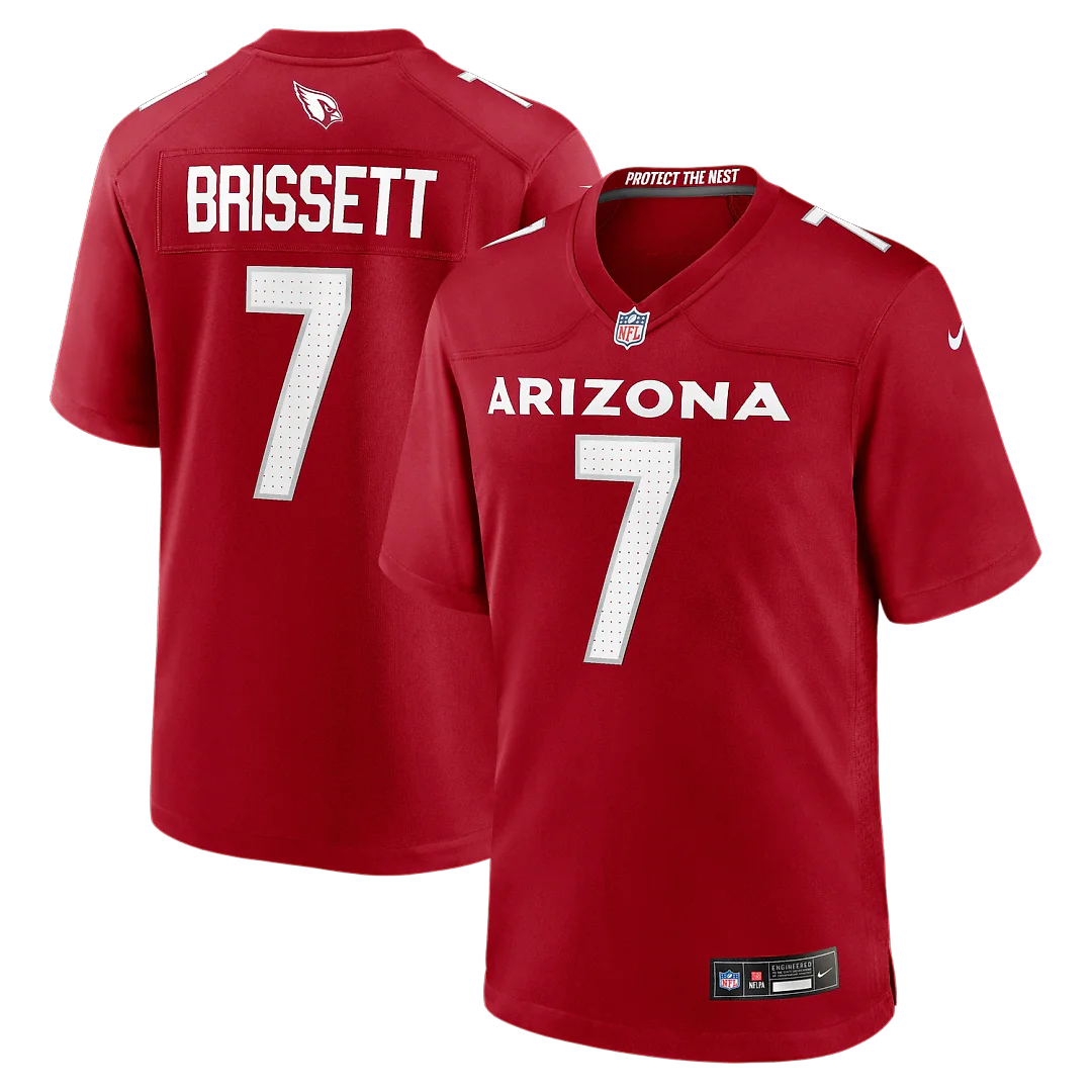 Zennovawear Jacoby Brissett Arizona Cardinals Team Game Jersey - Cardinal