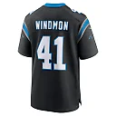Zennovawear Jacoby Windmon Carolina Panthers Team Game Jersey - Black