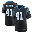 Zennovawear Jacoby Windmon Carolina Panthers Team Game Jersey - Black