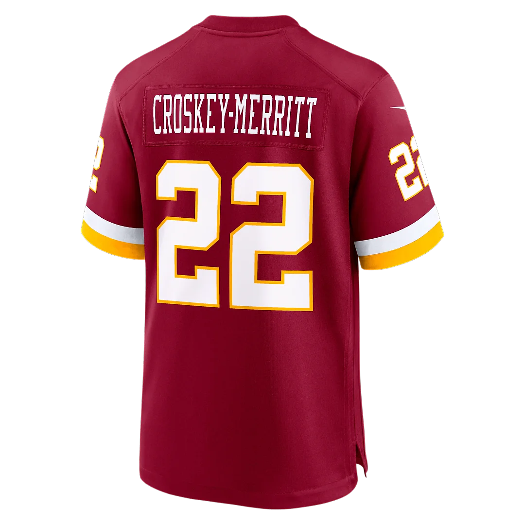 Zennovawear Jacory Croskey-Merritt Washington Commanders Game Jersey - Burgundy