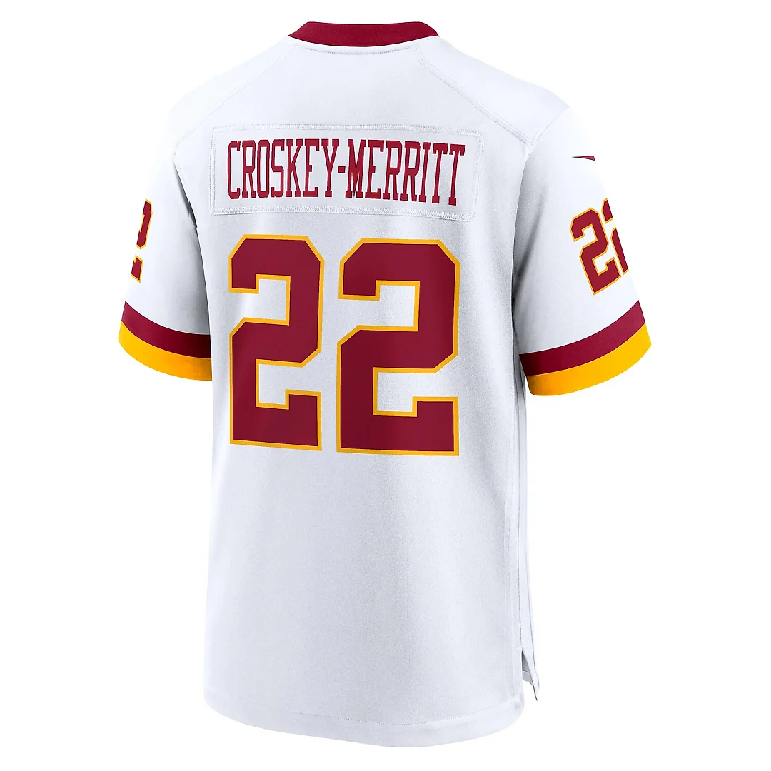 Zennovawear Jacory Croskey-Merritt Washington Commanders Game Super Bowl Era Jersey - White