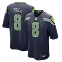 Zennovawear Jadarian Price Seattle Seahawks 2026 NFL Draft First Round Pick No. 32 Team Game Jersey - College Navy