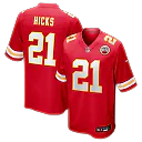 Zennovawear Jaden Hicks Kansas City Chiefs Game Jersey - Red