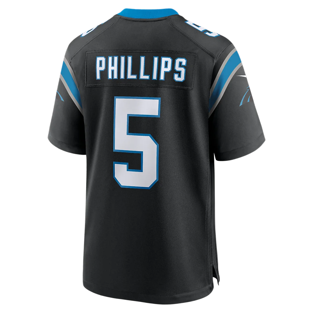 Zennovawear Jaelan Phillips Carolina Panthers Game Jersey - Black
