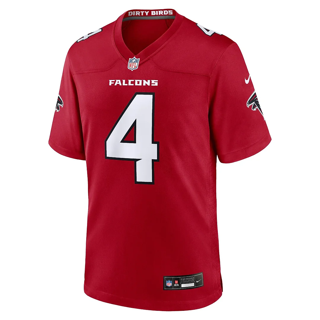 Zennovawear Jahan Dotson Atlanta Falcons Team Game Jersey - Red