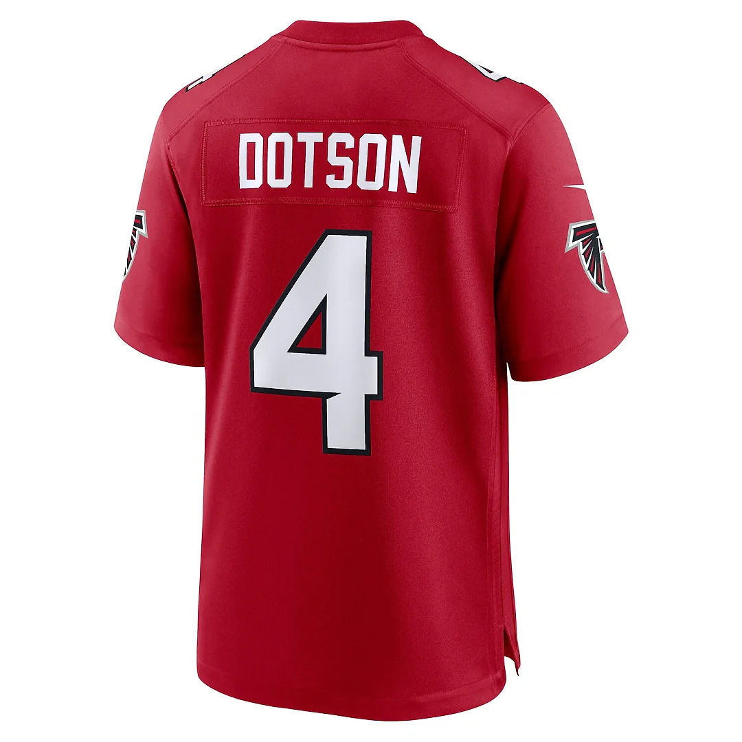 Zennovawear Jahan Dotson Atlanta Falcons Team Game Jersey - Red