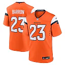 Zennovawear Jahdae Barron Denver Broncos Game Player Jersey - Orange