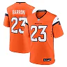 Zennovawear Jahdae Barron Denver Broncos Game Player Jersey - Orange