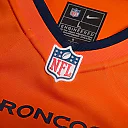 Zennovawear Jahdae Barron Denver Broncos Game Player Jersey - Orange