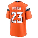 Zennovawear Jahdae Barron Denver Broncos Game Player Jersey - Orange