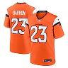 Zennovawear Jahdae Barron Denver Broncos Team Game Jersey - Orange