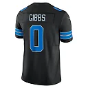 Zennovawear Jahmyr Gibbs Detroit Lions 2nd Alternate Vapor FUSE. Limited Jersey - Black