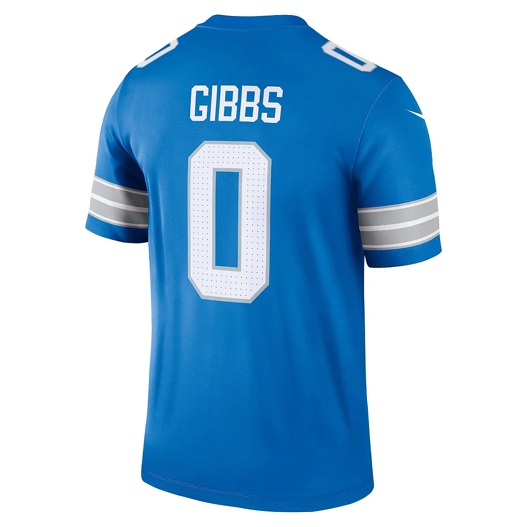 Zennovawear Jahmyr Gibbs Detroit Lions Legend Player Performance Top - Blue