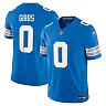 Zennovawear Jahmyr Gibbs Detroit Lions Team Vapor FUSE. Stitched Limited Jersey - Blue