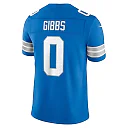 Zennovawear Jahmyr Gibbs Detroit Lions Team Vapor FUSE. Stitched Limited Jersey - Blue
