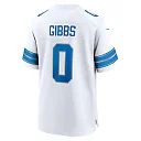 Zennovawear Jahmyr Gibbs Detroit Lions Game Player Jersey - White