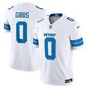 Zennovawear Jahmyr Gibbs Detroit Lions Vapor FUSE. Limited Jersey - White