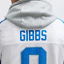 Zennovawear Jahmyr Gibbs Detroit Lions Vapor FUSE. Limited Jersey - White