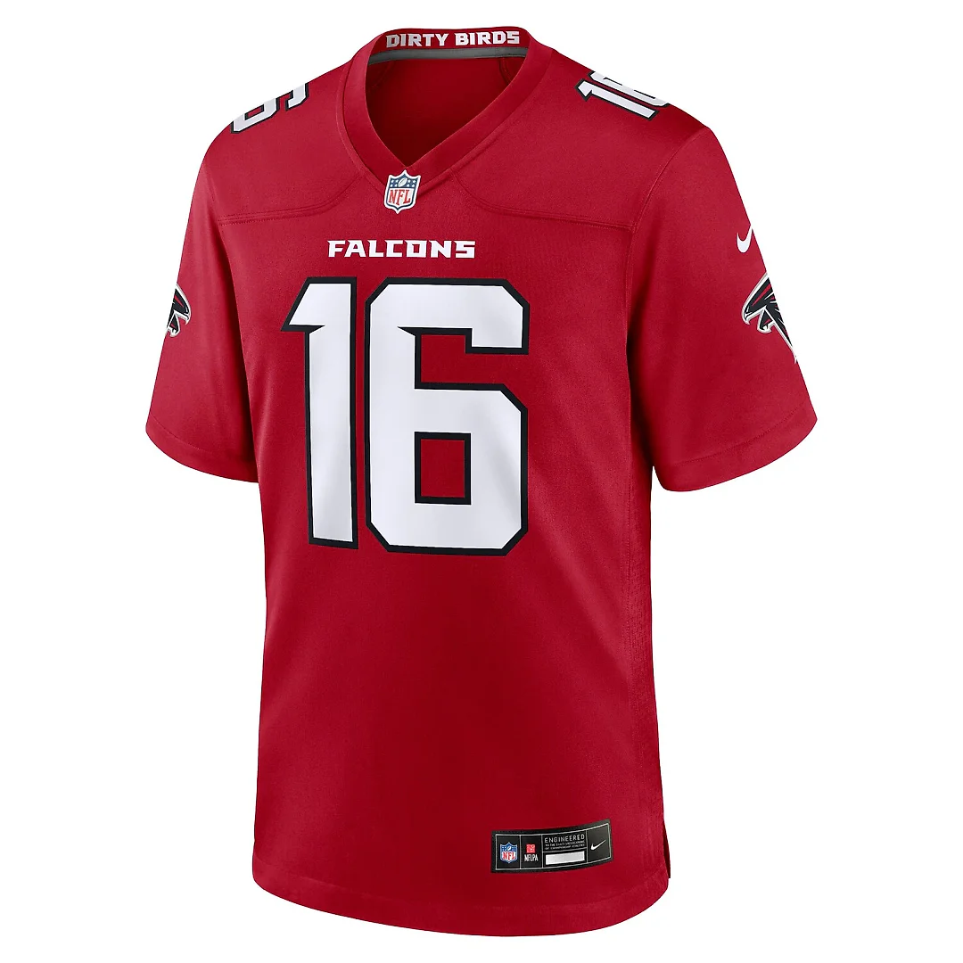 Zennovawear Jake Bailey Atlanta Falcons Team Game Jersey - Red