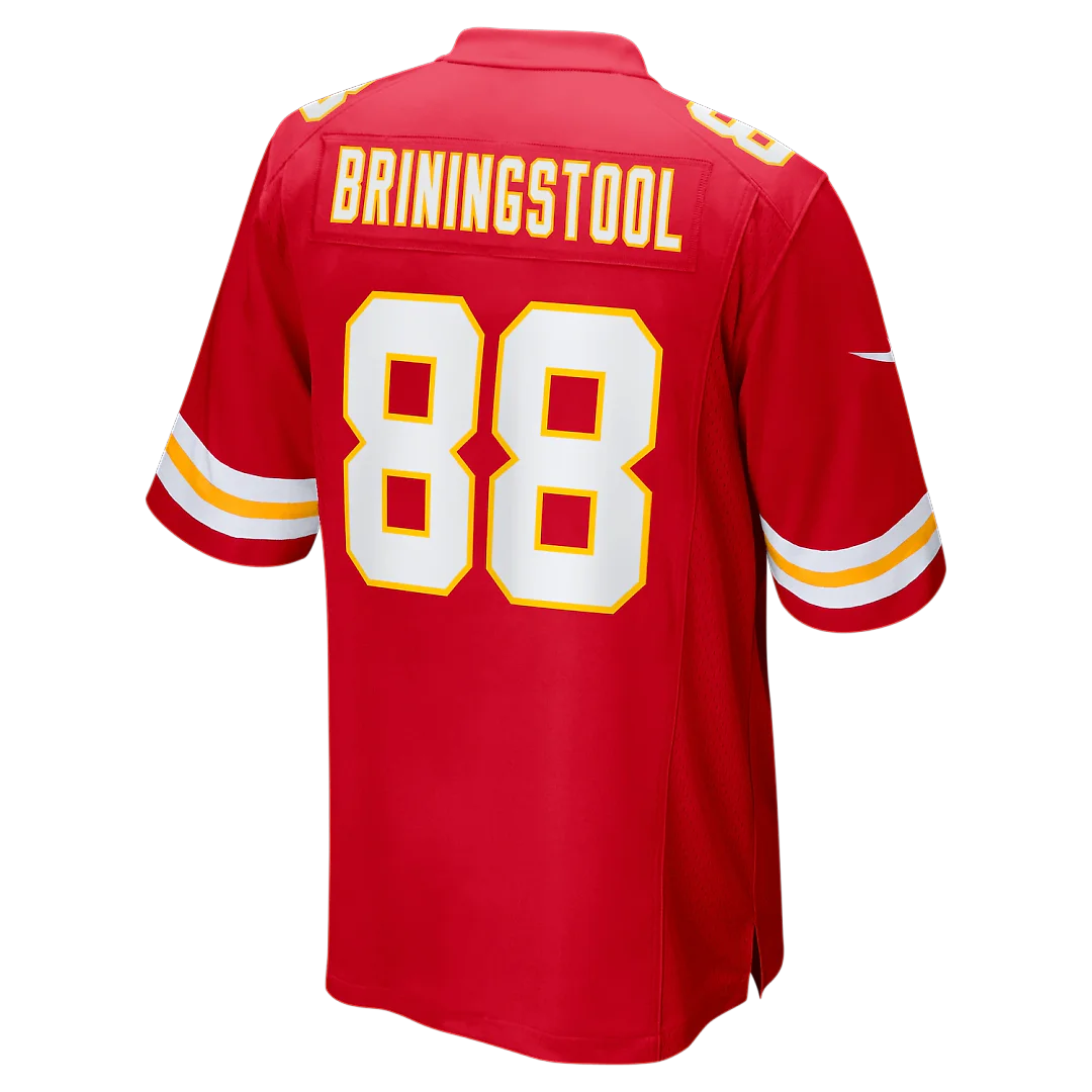 Zennovawear Jake Briningstool Kansas City Chiefs Team Game Jersey - Red