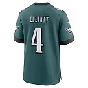 Zennovawear Jake Elliott Philadelphia Eagles Team Game Jersey - Midnight Green