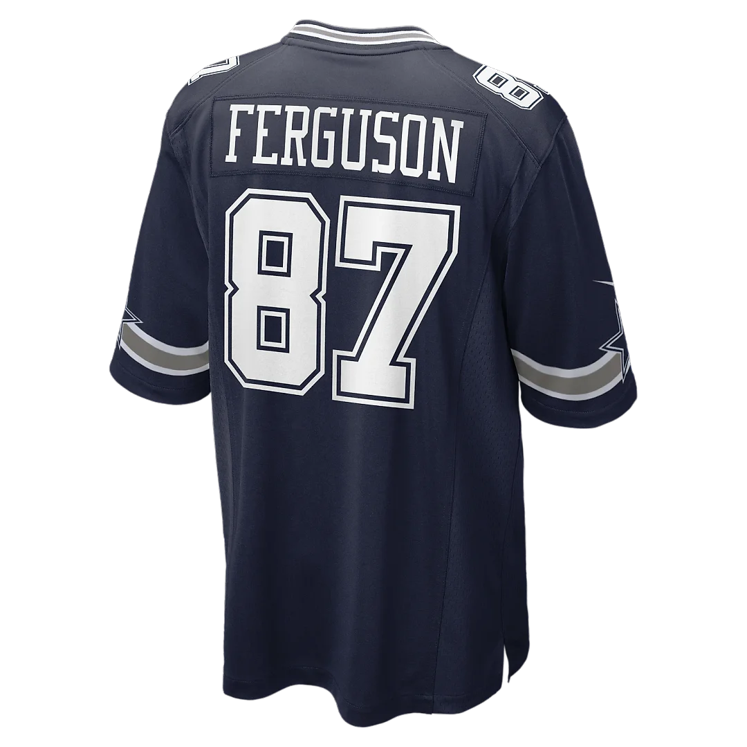 Zennovawear Jake Ferguson Dallas Cowboys Team Game Jersey - Navy