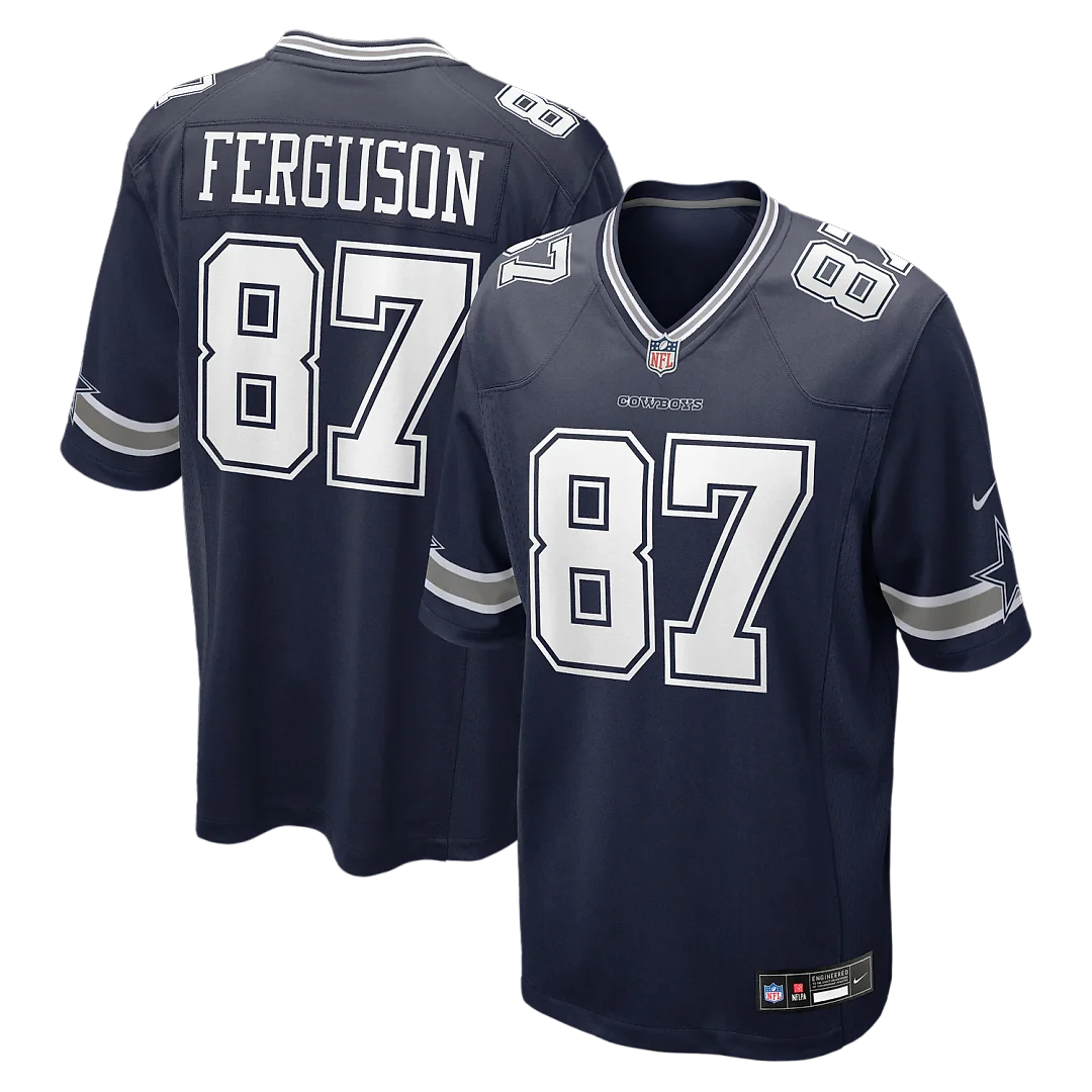 Zennovawear Jake Ferguson Dallas Cowboys Team Game Jersey - Navy
