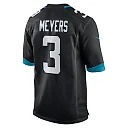 Zennovawear Jakobi Meyers Jacksonville Jaguars Alternate Game Jersey - Black