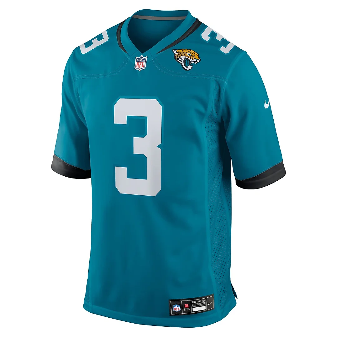 Zennovawear Jakobi Meyers Jacksonville Jaguars Team Game Jersey - Teal