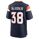 Zennovawear Jaleel McLaughlin Denver Broncos Alternate Game Jersey - Navy