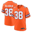Zennovawear Jaleel McLaughlin Denver Broncos Mile High Collection 1977 Throwback Player Game Jersey - Orange